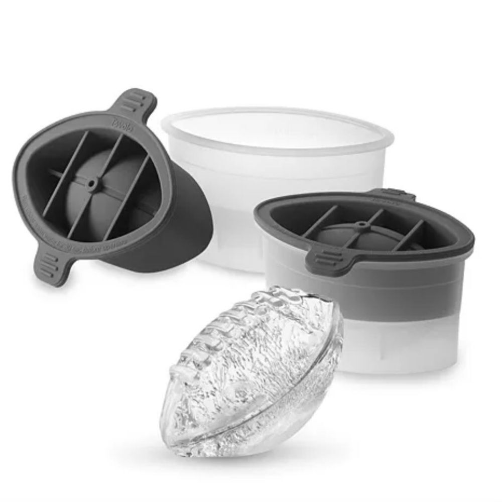 Football ice cube molds set of 2 brand new